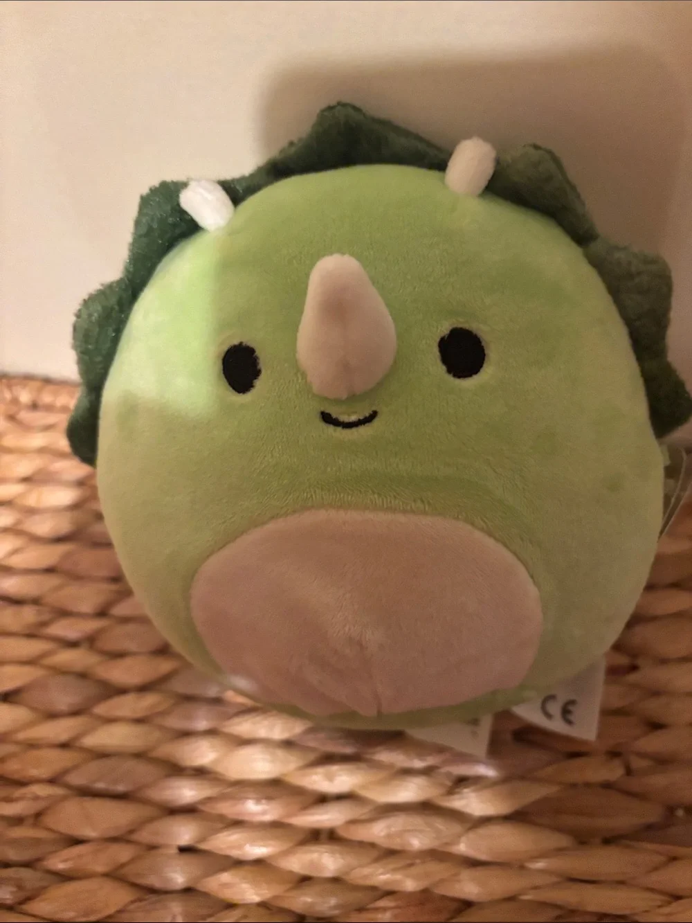 Squishmallows “Triston” Green Triceratops Stuffed Toy - Soft Small Pet Plush NWT